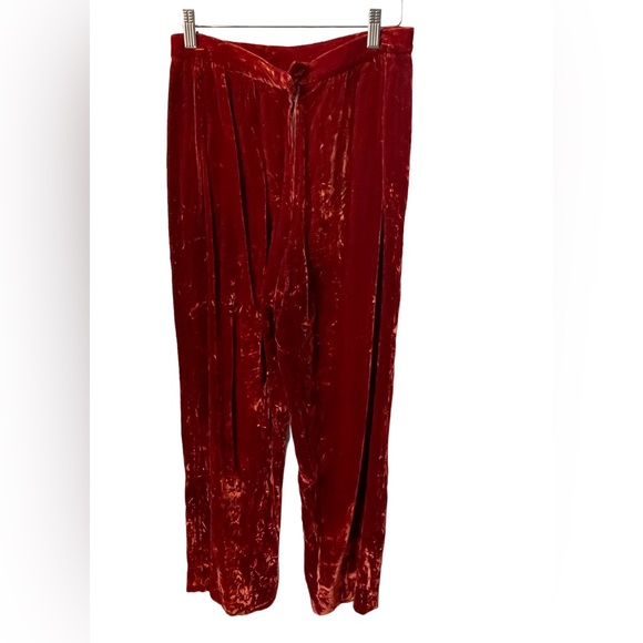Intuition by Maurice Antaya Vintage 1980's High-Rise Velvet Pants - Picture 3 of 9